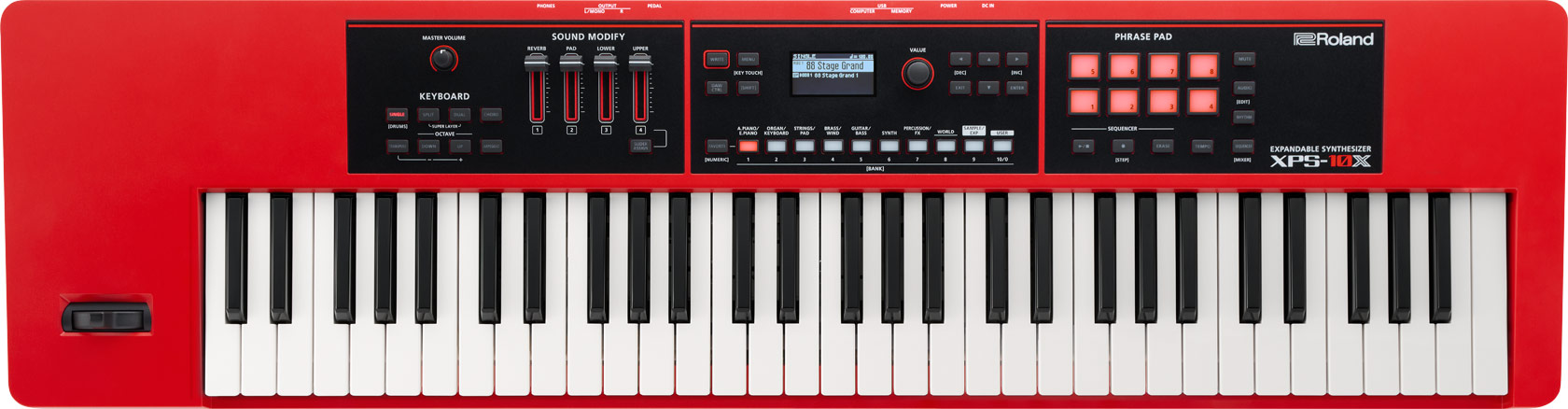 Roland XPS 10X Expandable Synthesizer RED