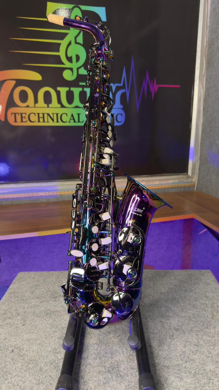 Alto Saxophone – Multicolor / Rainbow Finish