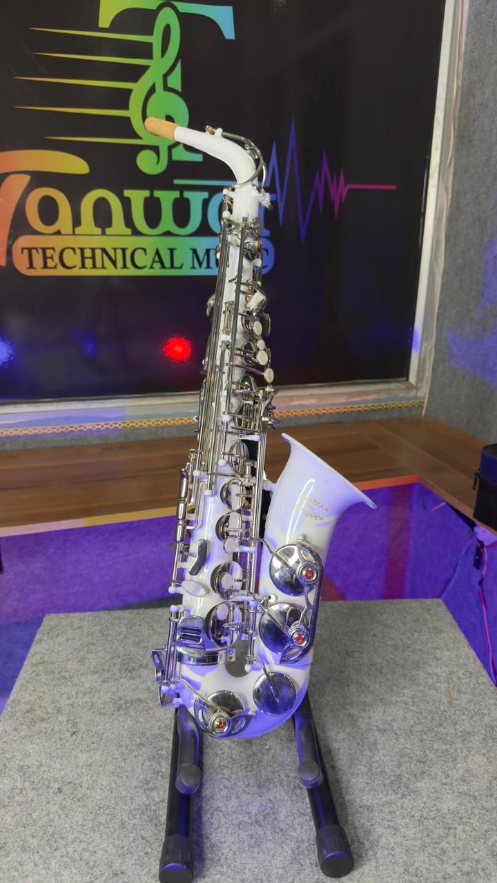 Alto Saxophone – White Finish
